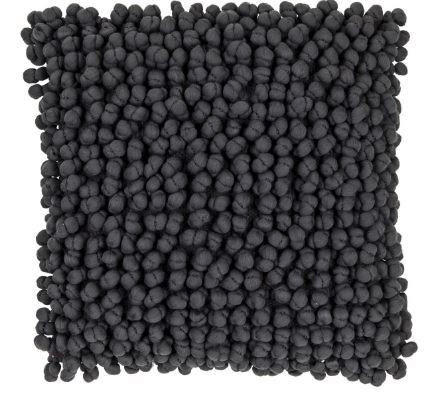 ZIERKISSEN 45/45 cm  - Dunkelgrau, Basics, Textil (45/45cm)