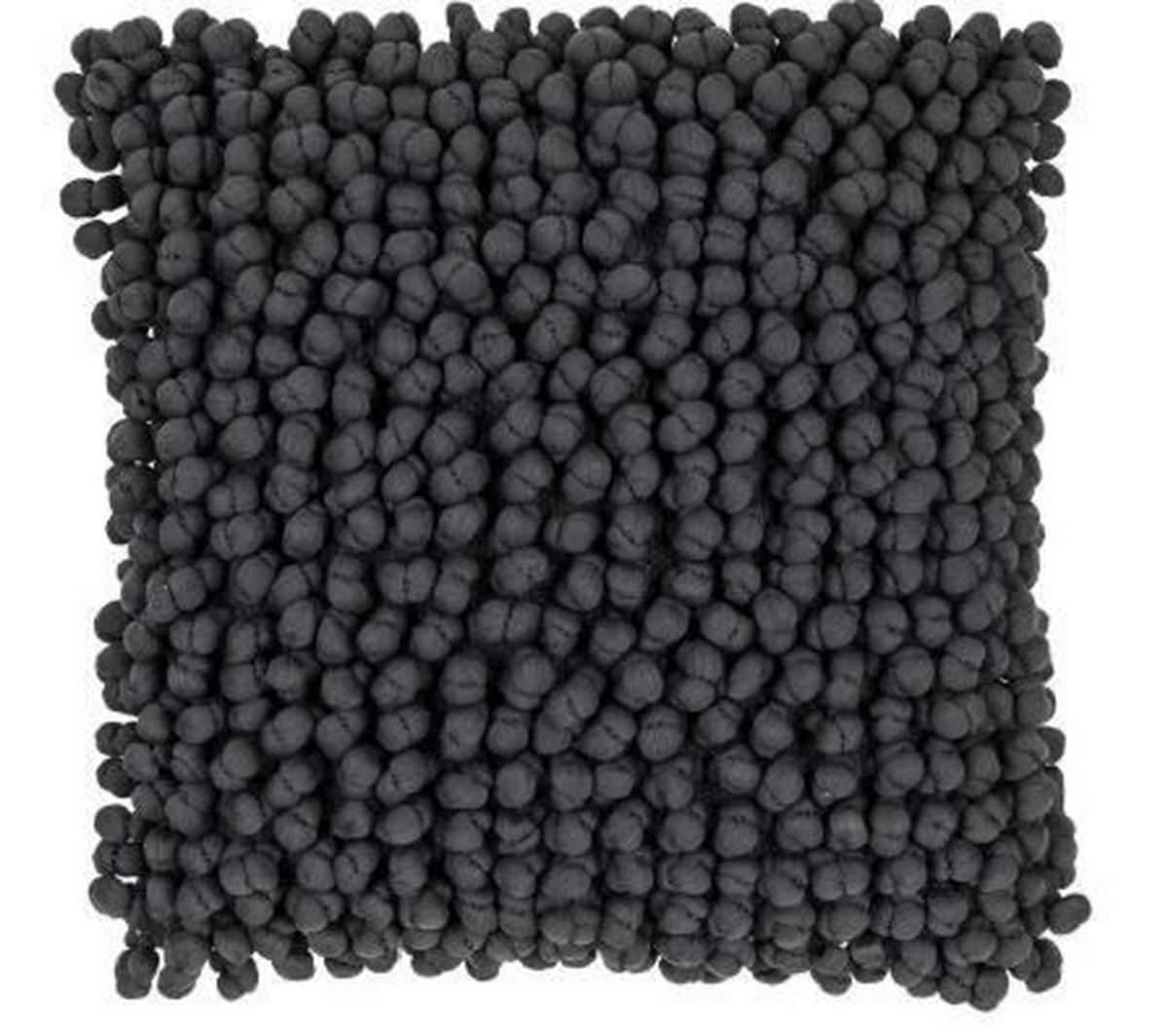 ZIERKISSEN 45/45 cm  - Dunkelgrau, Basics, Textil (45/45cm)