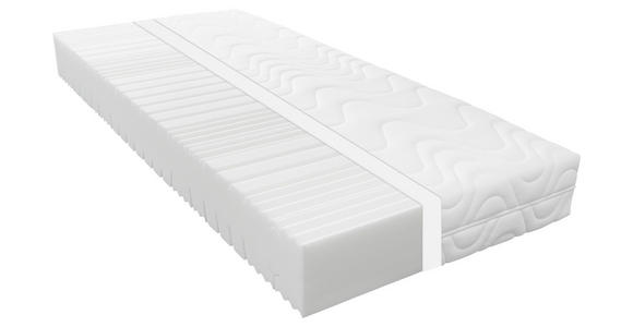 KALTSCHAUMMATRATZE 120/200 cm Höhe ca. 21 cm  - Weiß, Basics, Textil (120/200cm) - Novel