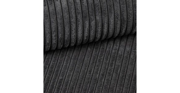 ECKSOFA in Cord Anthrazit 162/284 cm - Eichefarben/Anthrazit, KONVENTIONELL, Holz/Textil (162/284cm) - Carryhome