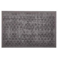 FUßMATTE  80/120 cm  Grau  - Grau, Basics, Kunststoff/Textil (80/120cm) - Esposa