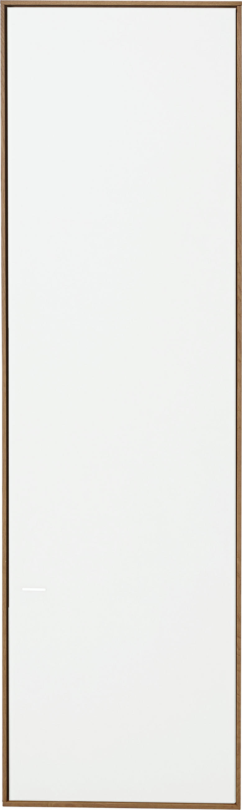 HÄNGEELEMENT Lago Lago Weiß, Eichefarben  40,5/136,5/39 cm  - Eichefarben/Weiß, Design, Glas/Holz (40,5/136,5/39cm) - Valnatura