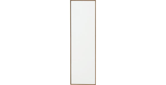 HÄNGEELEMENT Kerneiche vollmassiv Weiß, Eichefarben - Eichefarben/Weiß, Design, Glas/Holz (40,5/136,5/39cm) - Valnatura