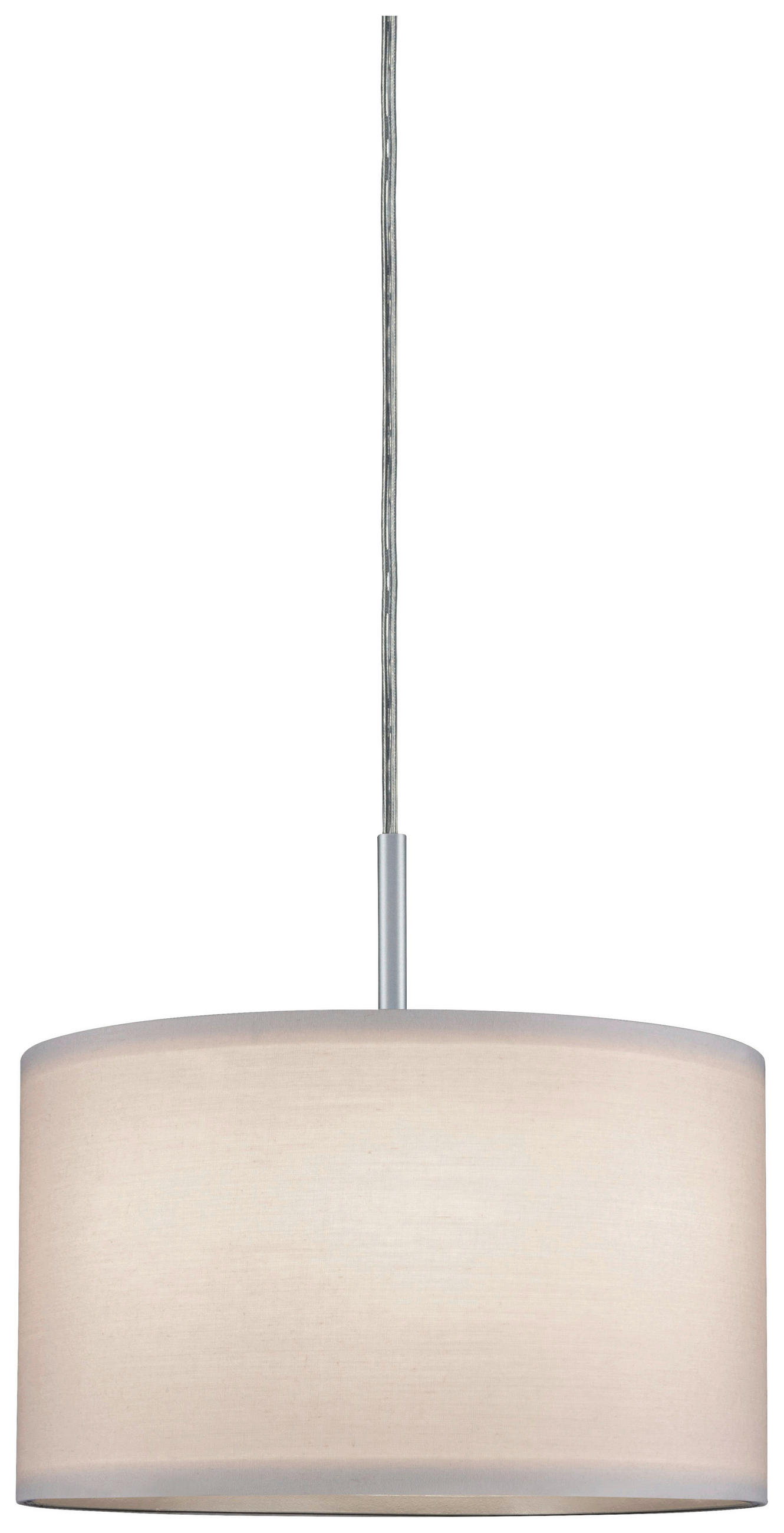 SCHIENENSYSTEM-LEUCHTENSCHIRM - Creme, Design, Textil (25/15,2cm) - Paulmann