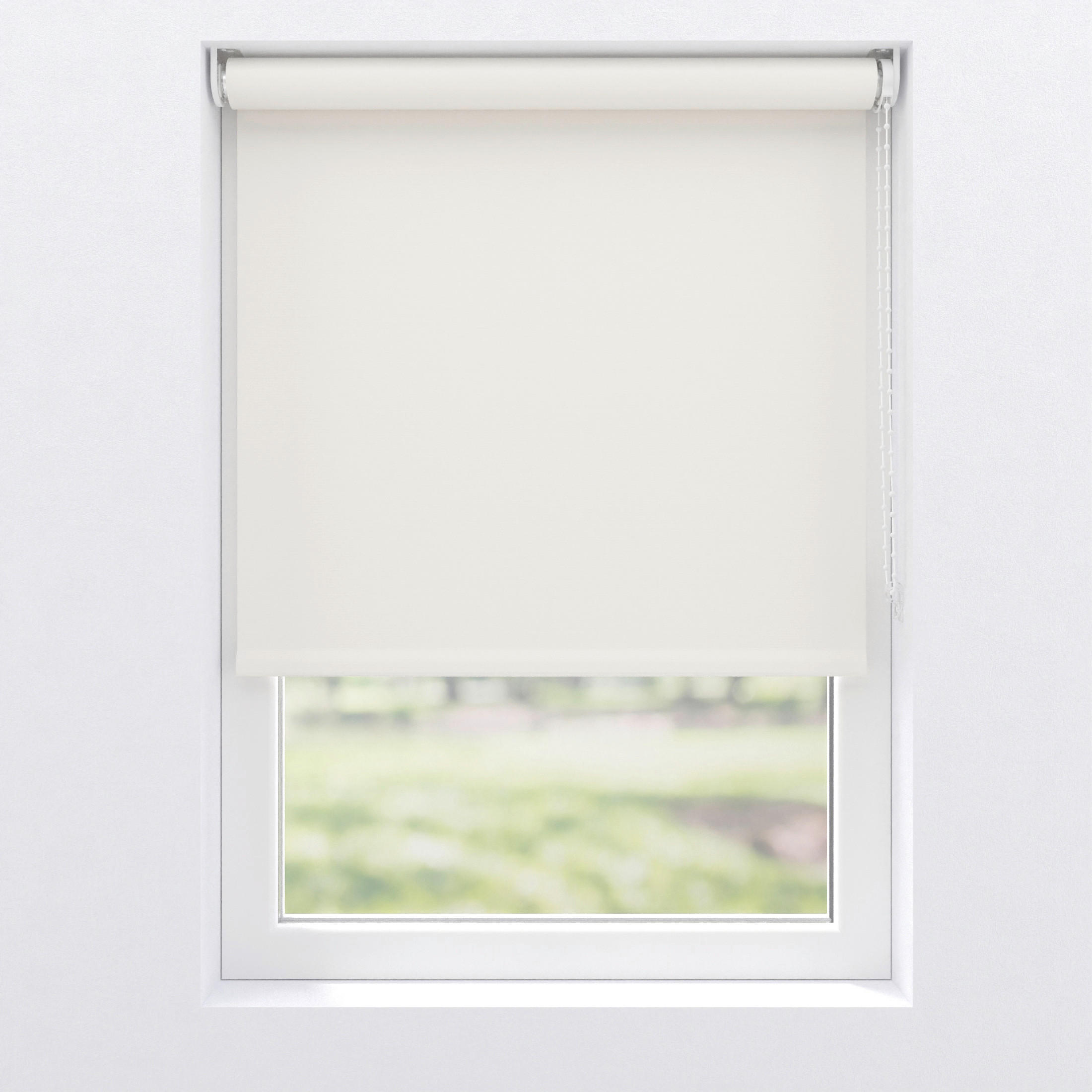 VERDUNKELUNGSROLLO  Verdunkelung  120/190 cm    - Weiß, Basics, Textil (120/190cm)