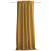 LÄRMSCHUTZVORHANG ACUSTICO Verdunkelung 135/245 cm   - Currygelb, KONVENTIONELL, Textil (135/245cm)