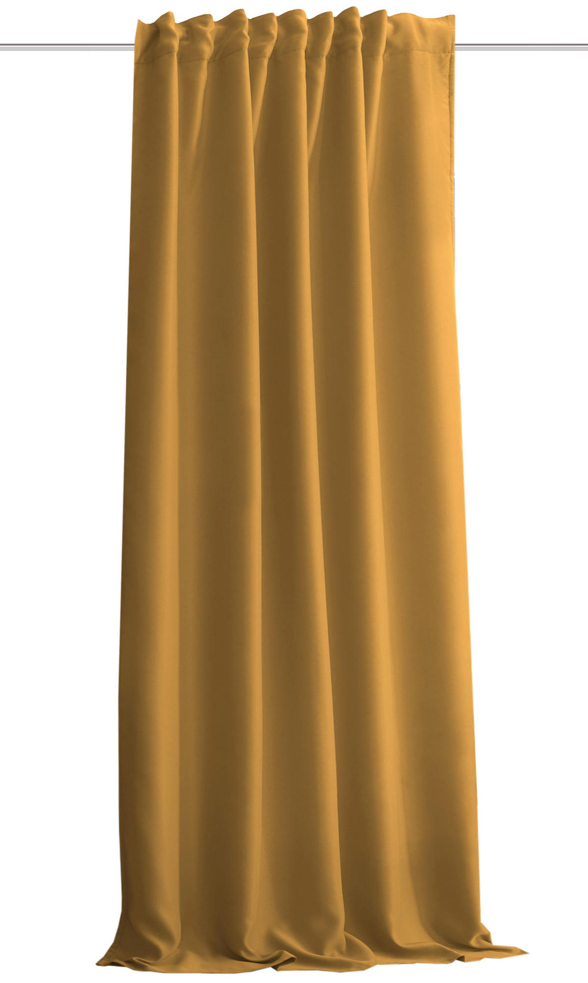 LÄRMSCHUTZVORHANG ACUSTICO Verdunkelung 135/245 cm   - Currygelb, KONVENTIONELL, Textil (135/245cm)