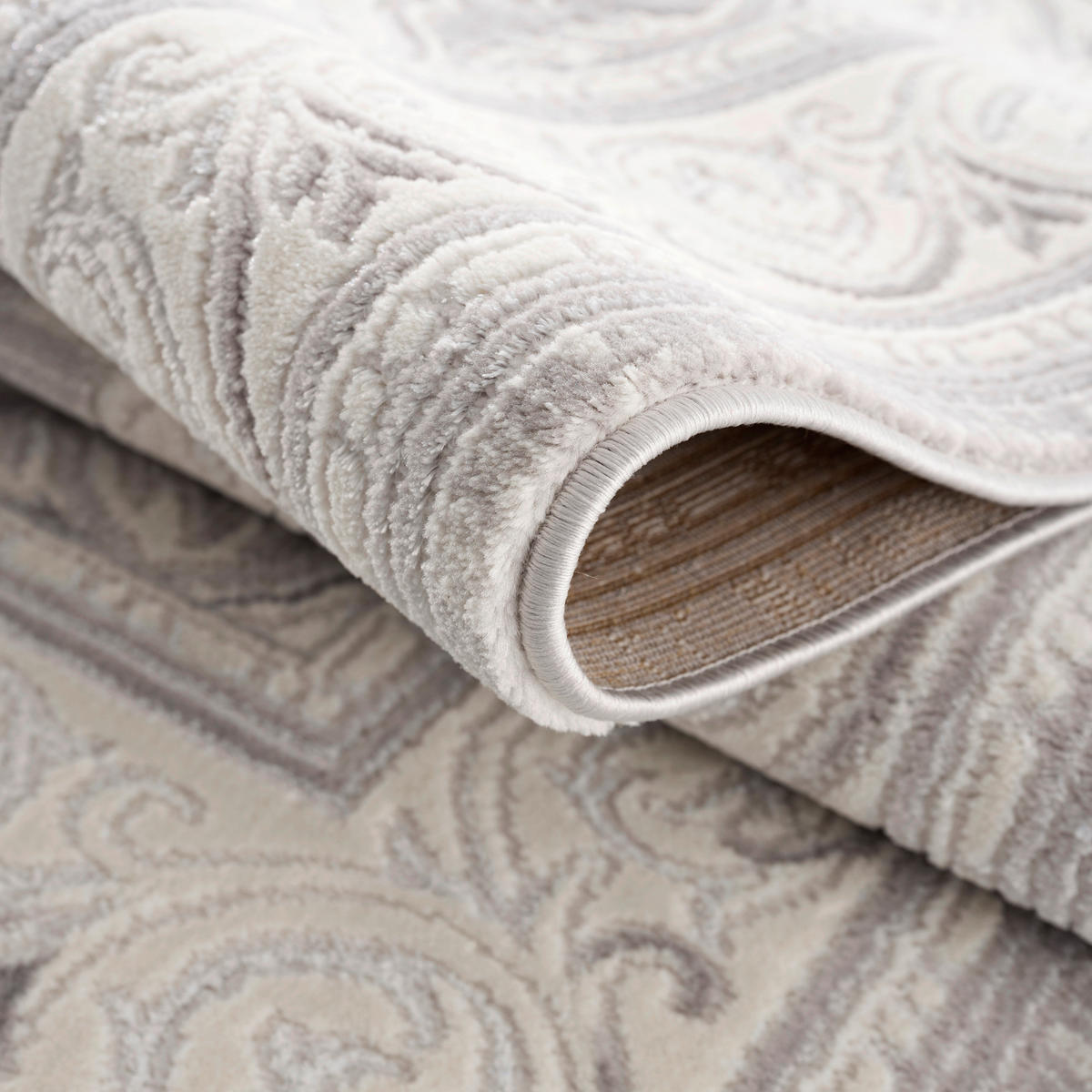LÄUFER 80/300 cm Harmony Hellgrau  - Hellgrau, LIFESTYLE, Textil (80/300cm)