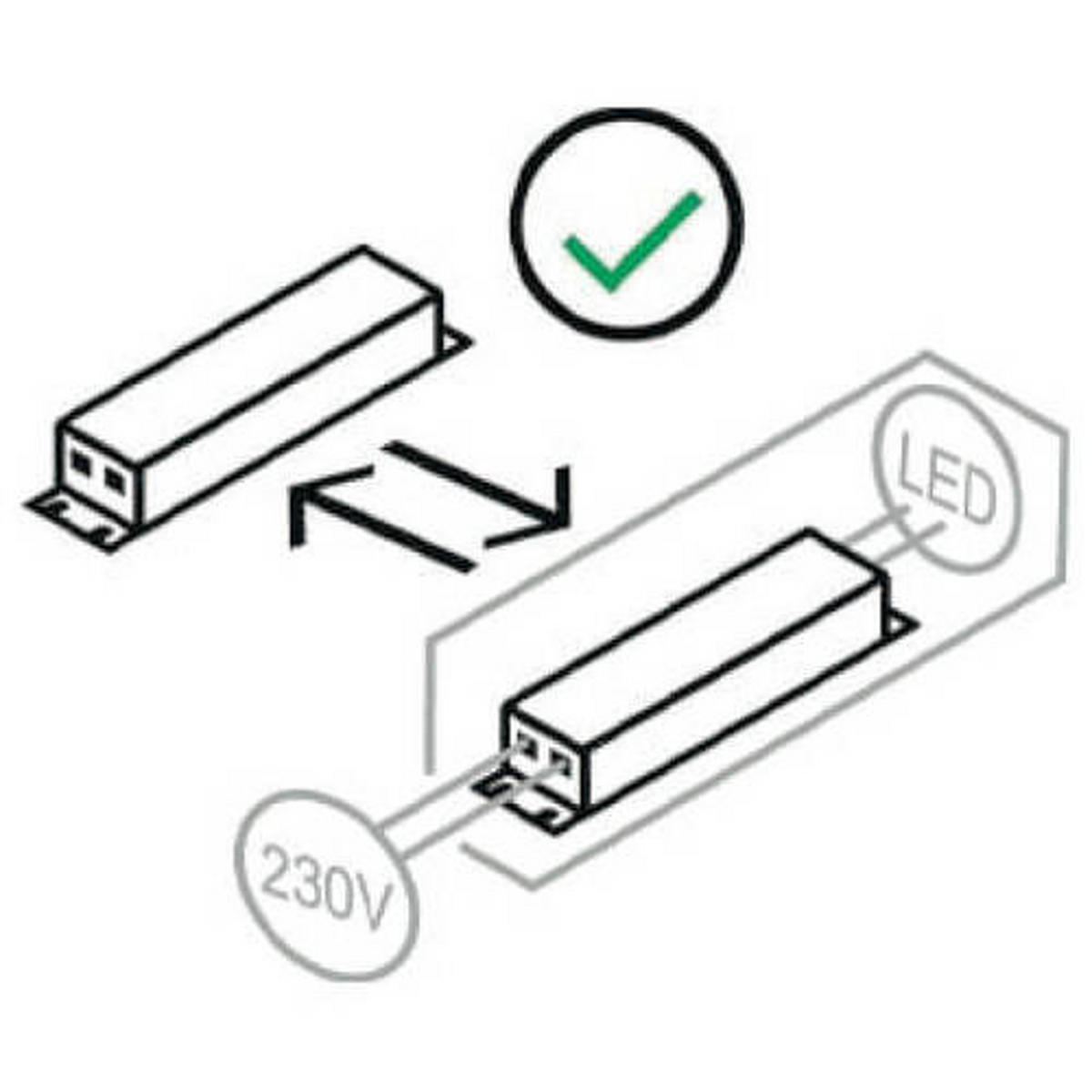 LED-TISCHLEUCHTE 17/24 cm   - Silberfarben, Design, Metall (17/24cm)