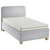 POLSTERBETT 120/200 cm  in Ecru  - Ecru/Weiss, Konventionell, Holz/Textil (120/200cm) - Beldomo - Sleep