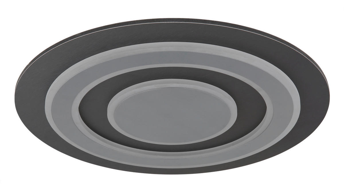 LED-TAKLAMPA JAYDEN 48/5.2 cm  - opal/grå, Basics, metall/plast (48/5.2cm)