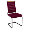 SCHWINGSTUHL  in  - Eichefarben/Bordeaux, Design, Holz/Textil (47/99/59cm) - Venjakob