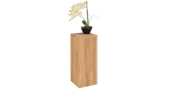 BLUMENSTÄNDER in Holz 25/25/60 cm  - Eichefarben, Natur, Holz (25/25/60cm) - Linea Natura