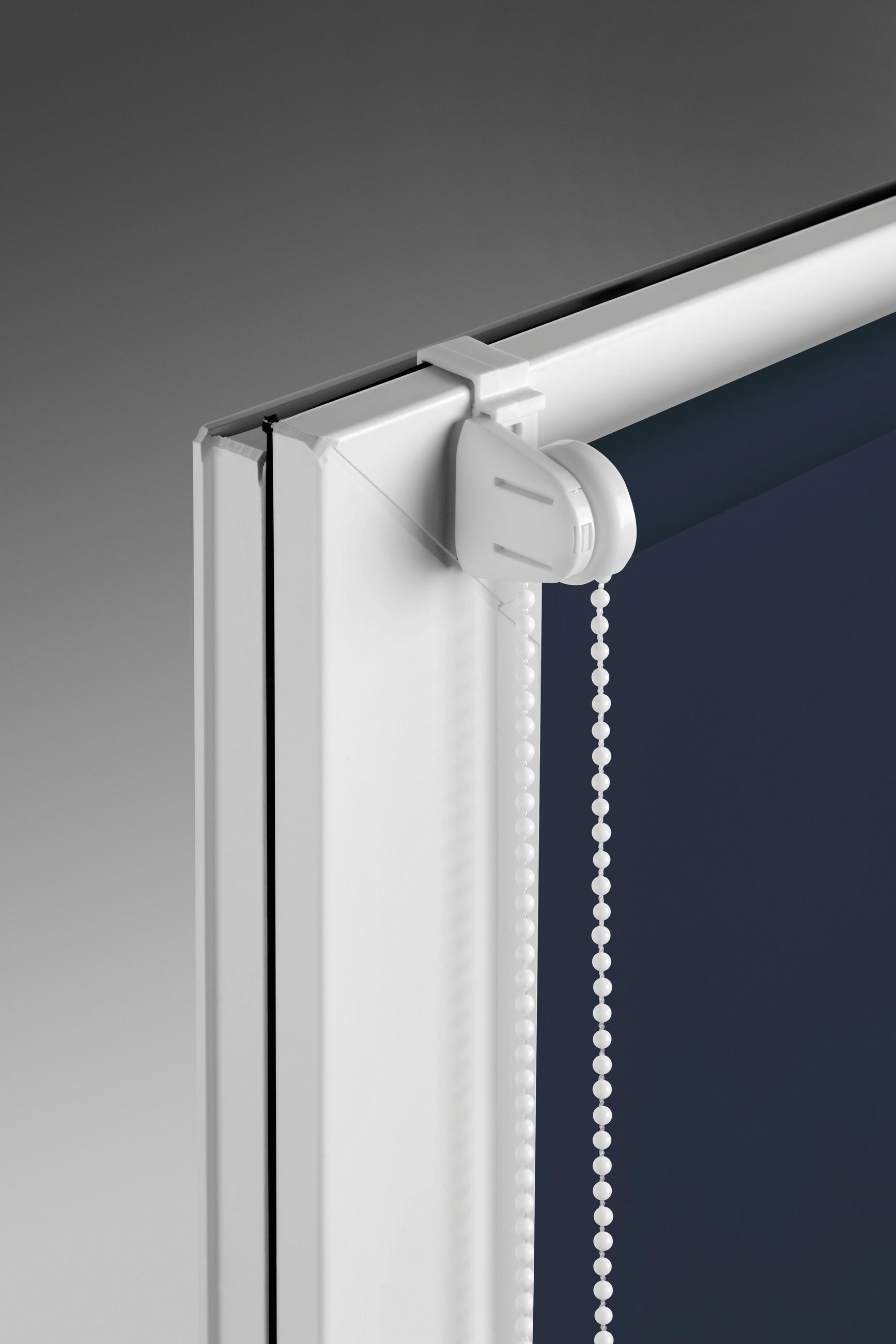 ROLLO  halbtransparent  100/160 cm    - Dunkelblau, Design, Textil (100/160cm)