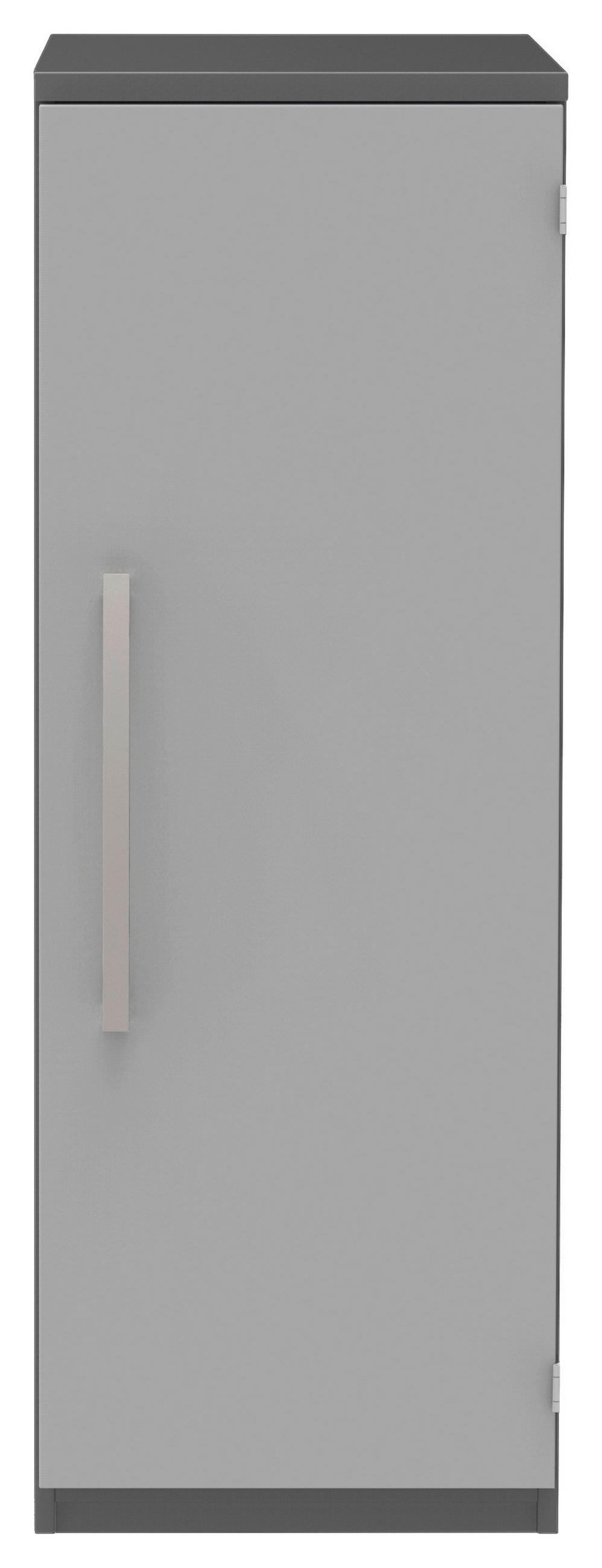 AKTENSCHRANK Anthrazit, Hellgrau  - Anthrazit/Hellgrau, KONVENTIONELL, Holzwerkstoff (40/111,7/43cm) - Moderano