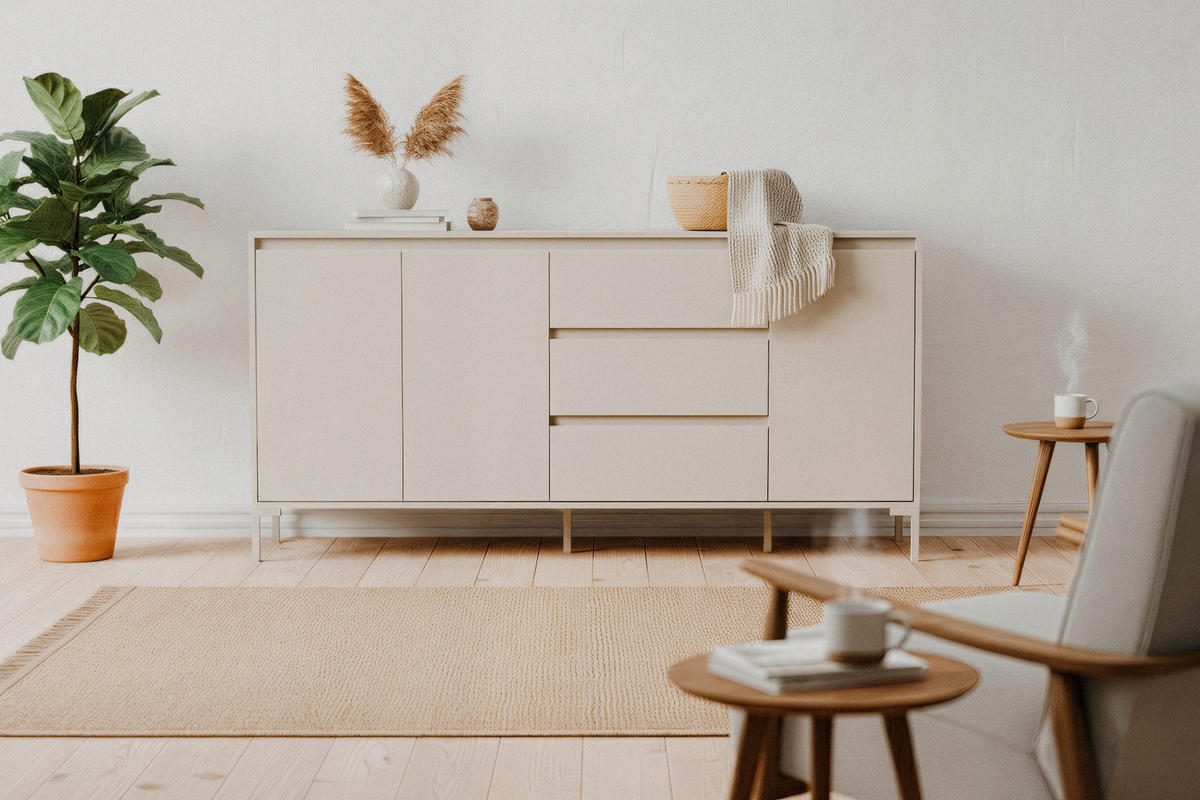 SIDEBOARD 170/87/40 cm Kaschmir  - Kaschmir, Design, Holzwerkstoff/Metall (170/87/40cm) - MID.YOU