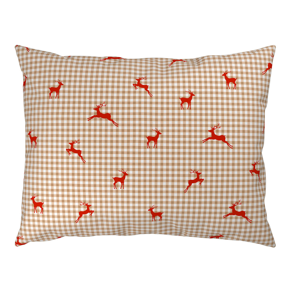 BETTWÄSCHE TANJA Satin 140/200 cm  - Beige/Rot, KONVENTIONELL, Textil (140/200cm) - Esposa