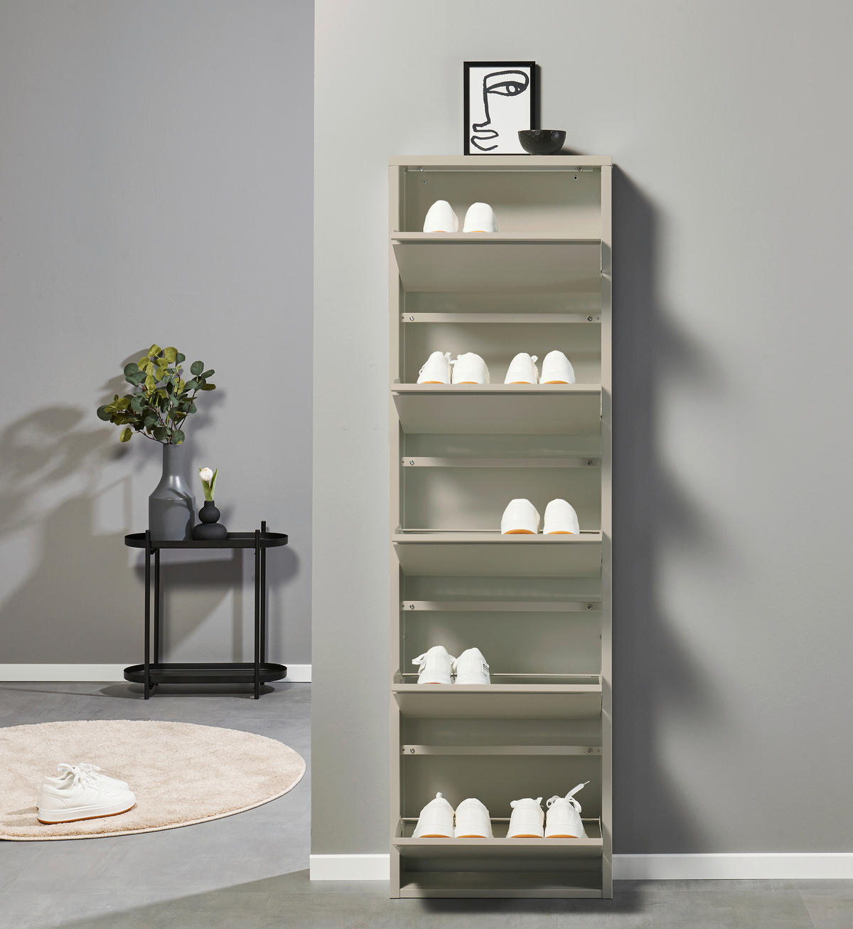 SCHUHKIPPER  in 51/170/16 cm  - Kaschmir, MODERN, Metall (51/170/16cm) - Boxxx