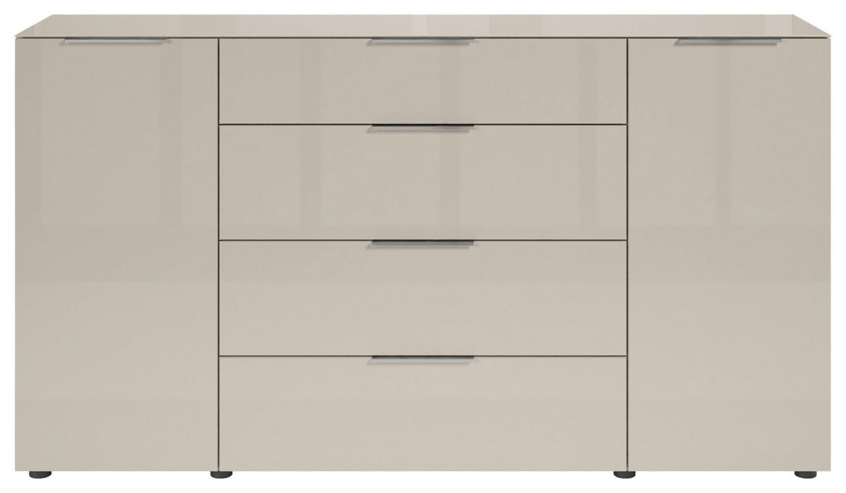 KOMODA,  - Moderno, steklo/leseni material (180/99/40cm) - MID.YOU