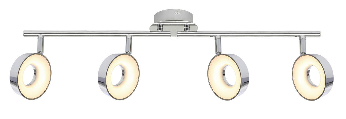 LED-TAKLAMPA Isla 71/10/19 cm  - kromfärg, Design, metall/plast (71/10/19cm)
