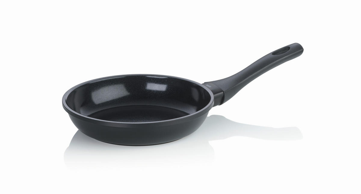 BRATPFANNE Atura Keramikbeschichtung  - Schwarz, KONVENTIONELL, Metall (20/4cm) - Kela