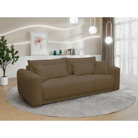 SCHLAFSOFA in Braun  - Schwarz/Braun, Design, Holz/Textil (245/90/117cm) - MID.YOU