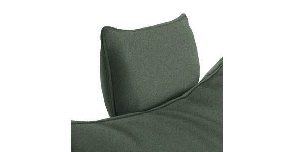 ECKSOFA in Webstoff Grün  - Schwarz/Grün, MODERN, Textil/Metall (297/173cm) - Carryhome