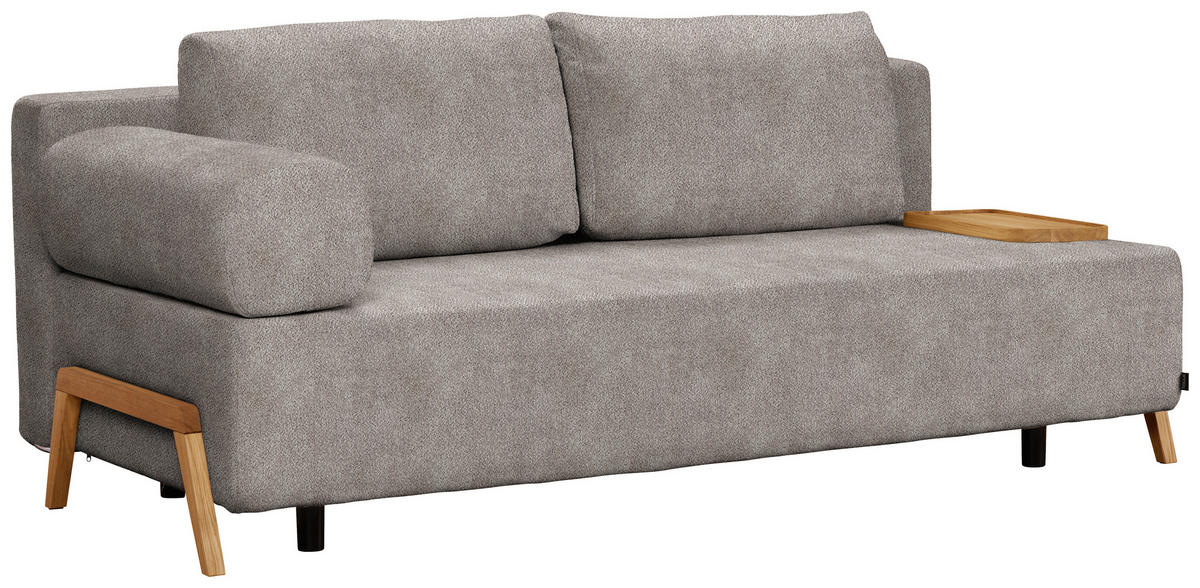 SCHLAFSOFA in Holz, Textil Greige  - Greige/Naturfarben, Design, Holz/Textil (211/88/102cm) - Niels Andersson