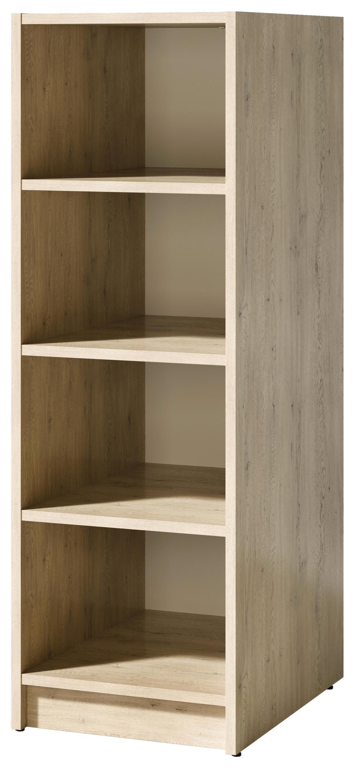 MEHRZWECKSCHRANK 50/150/68 cm  in Eichefarben  - Eichefarben/Schwarz, Basics, Holzwerkstoff/Kunststoff (50/150/68cm) - MID.YOU