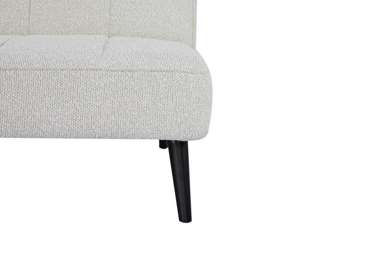 SCHLAFSOFA in Holz, Textil Beige  - Beige/Schwarz, Design, Holz/Textil (192/82/90cm) - Livetastic