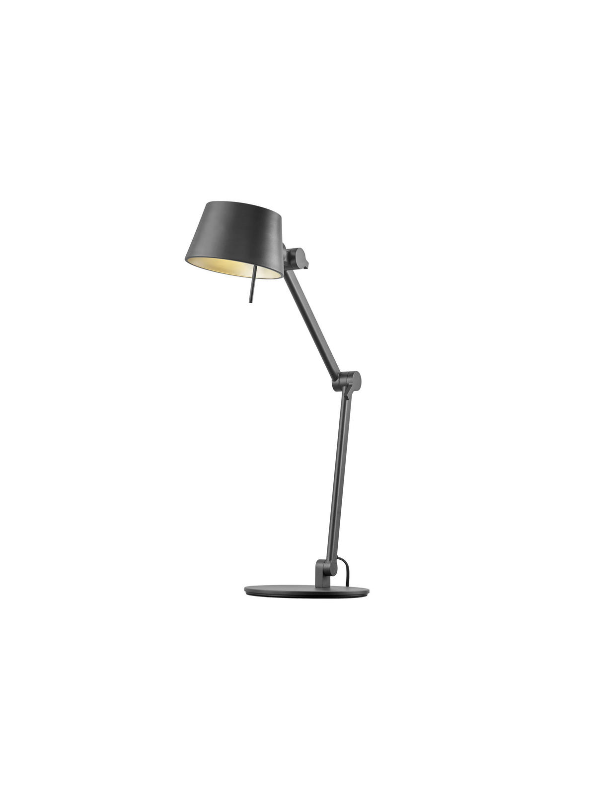 TISCHLEUCHTE 39-93 cm  - Schwarz, Basics, Metall (39-93cm) - Hell