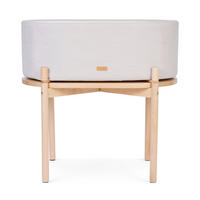 WIEGE Leinen   - Beige/Birkefarben, Basics, Holz/Kunststoff (81/79/49cm) - Childhome