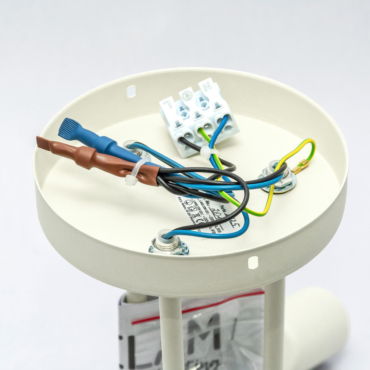 DECKENLEUCHTE OXFORD 45/45/30 cm   - Sandfarben, KONVENTIONELL, Metall (45/45/30cm)