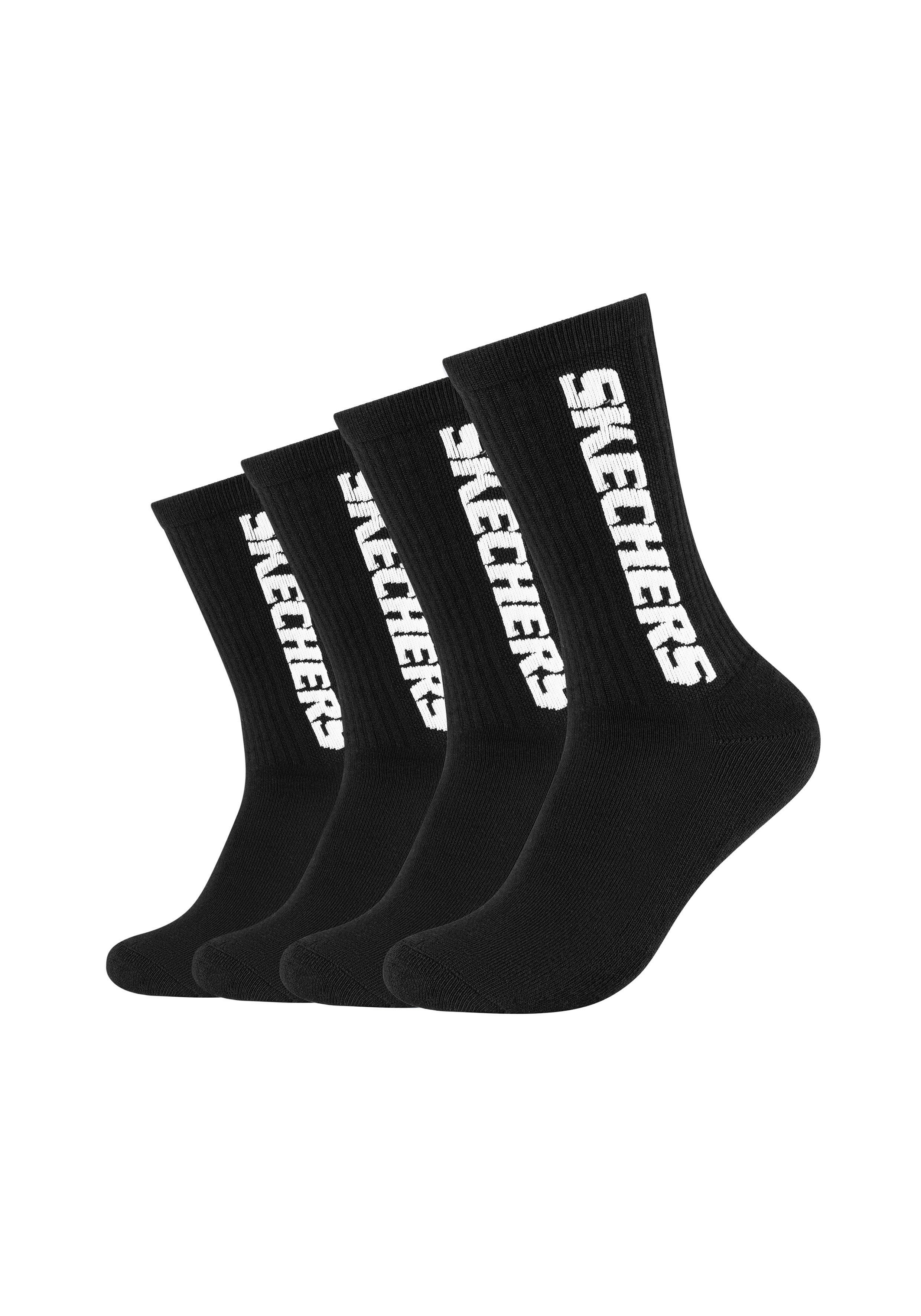 SOCKEN SKECHERS CASUAL 8 Stück Schwarz jetzt nur online ➤ | Lange Socken