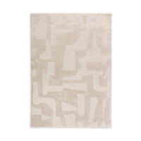 WEBTEPPICH 140/200 cm Blaze Weiß  - Weiß, Design, Textil (140/200cm) - Schöner Wohnen