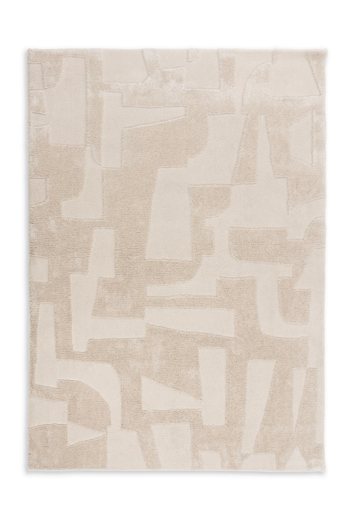 WEBTEPPICH 140/200 cm Blaze Weiß  - Weiß, Design, Textil (140/200cm) - Schöner Wohnen