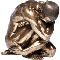 SKULPTUR - Bronzefarben, Design, Kunststoff (35/54/45cm) - Kare-Design