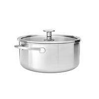 KASSEROLLE Multi-Ply Stainless Steel 4.9 l  - Edelstahlfarben, Basics, Glas/Metall (24cm) - Kitchenaid