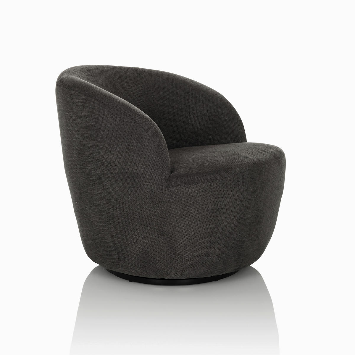 LOUNGEFÅTÖLJ  - grå, Modern, textil (65/70/77cm) - MID.YOU