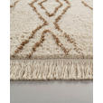 FLACHWEBETEPPICH 120/170 cm Alena Braun, Creme  - Creme/Braun, Basics, Textil (120/170cm) - Novel