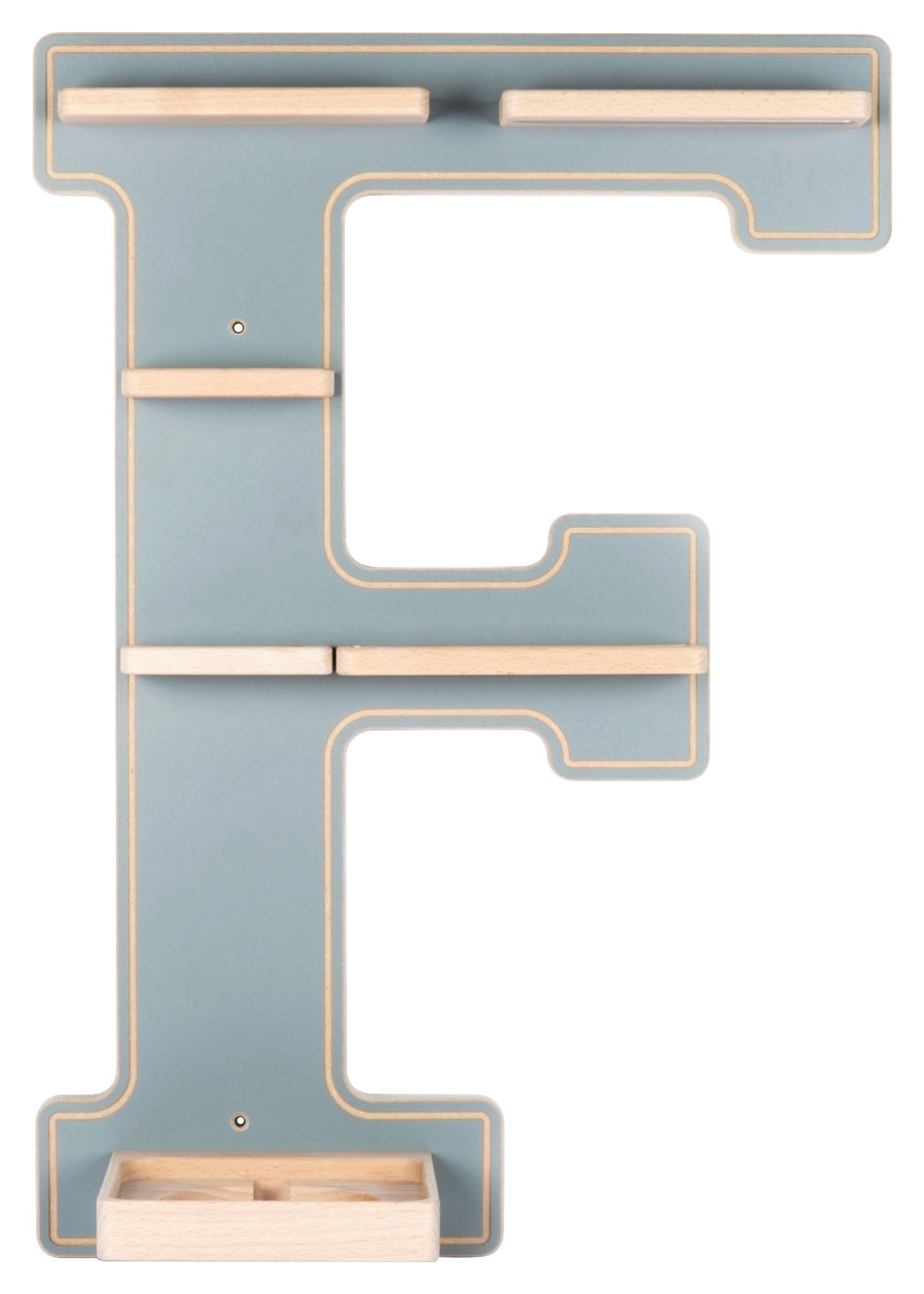 KINDERREGAL Grau - Grau, MODERN, Holzwerkstoff (38/54/19cm) - MID.YOU
