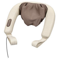 NACKENMASSAGEGERÄT - Creme/Braun, Design, Textil (55/39/19cm) - Beurer