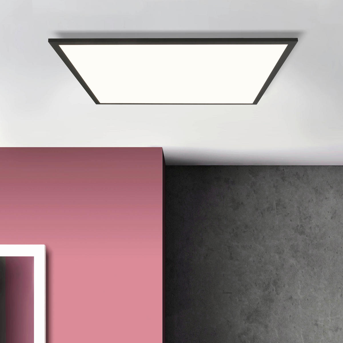 LED-PANEEL   - Schwarz, Basics, Kunststoff/Metall (5/59,5/59,5cm) - Brilliant