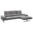 WOHNLANDSCHAFT in Textil Hellgrau - Chromfarben/Hellgrau, Design, Textil (291/164cm) - Chilliano WOHNLANDSCHAFT in Textil Hellgrau - Chromfarben/Hellgrau, Design, Textil (291/164cm) - Chilliano