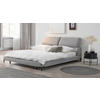 POLSTERBETT Lattenrost Grau 180/200 cm  - Schwarz/Grau, MODERN, Holz/Textil (180/200cm) - Livetastic