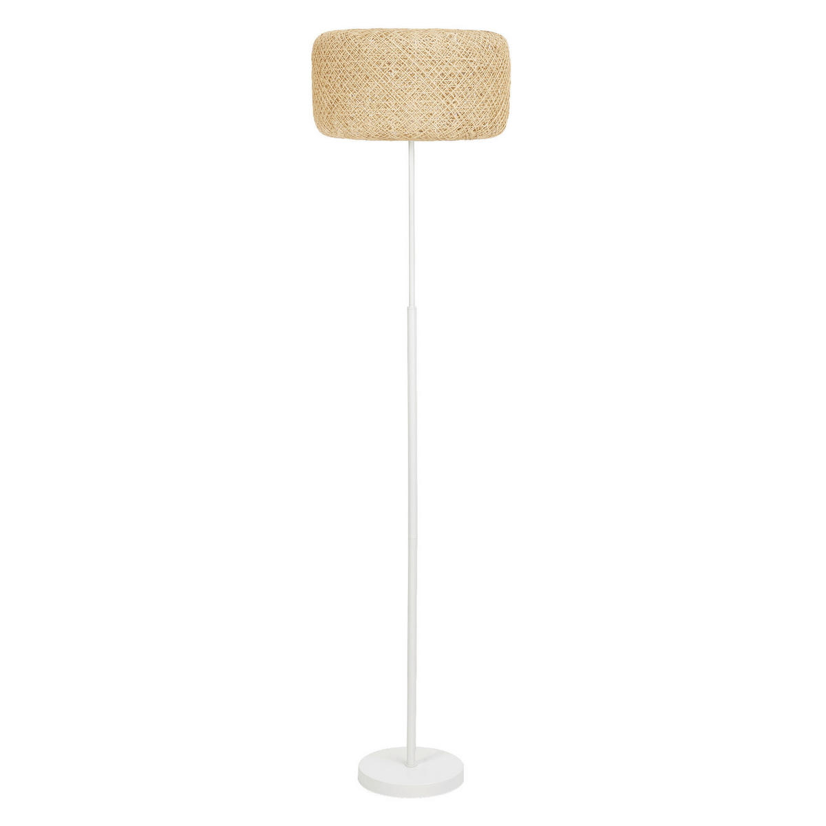 STEHLEUCHTE 40/164 cm    - Beige, Natur, Papier/Metall (40/164cm) - Osram