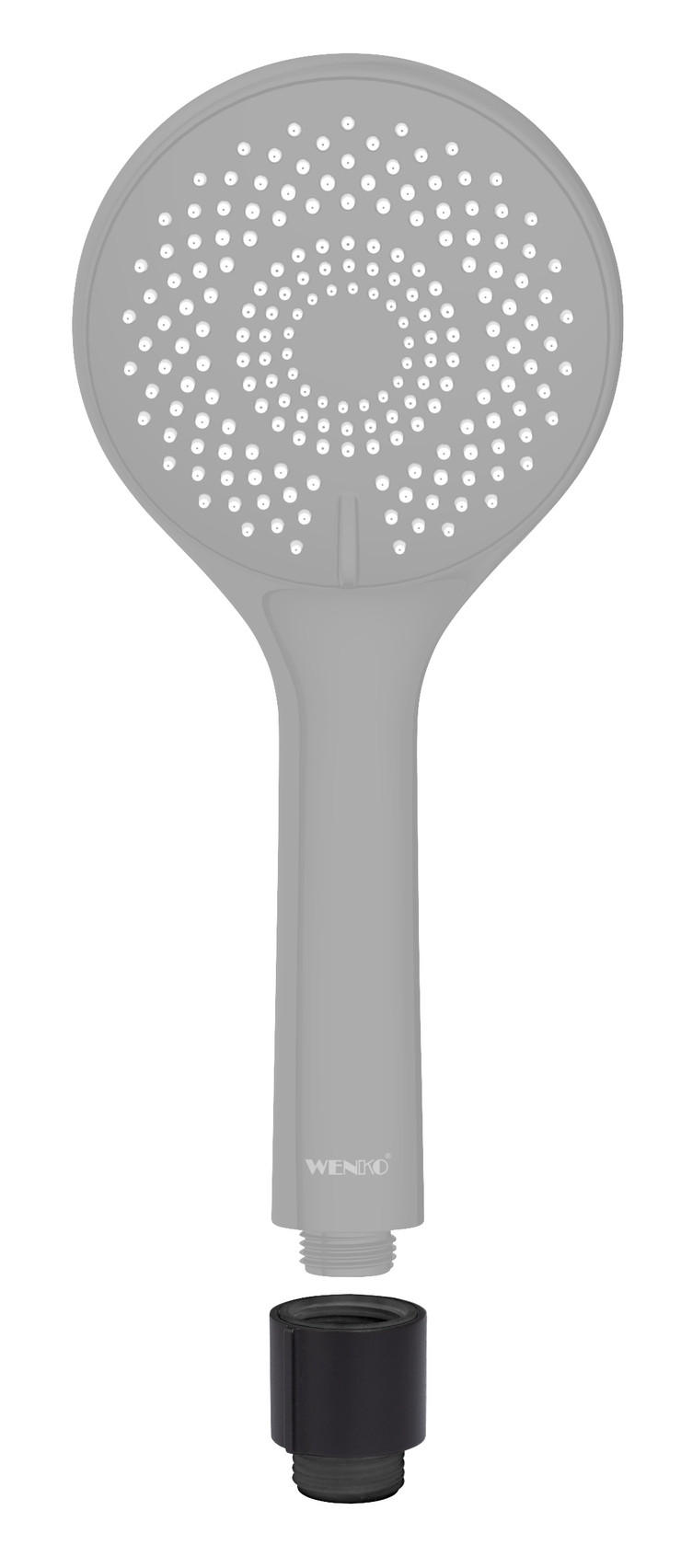 WASSERSPARER  - Schwarz, Basics, Kunststoff (2,8/3,3cm) - Wenko