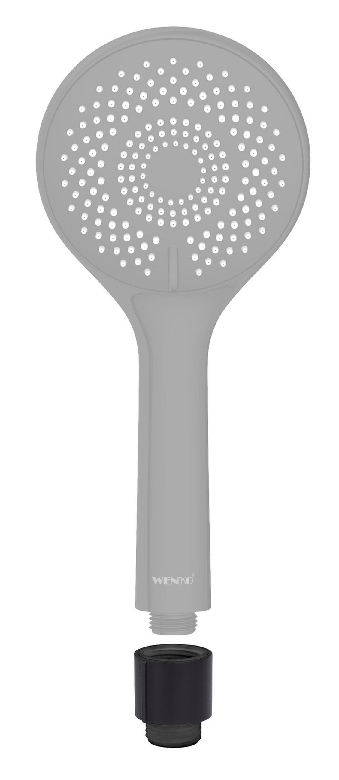 WASSERSPARER  - Schwarz, Basics, Kunststoff (2,8/3,3cm) - Wenko