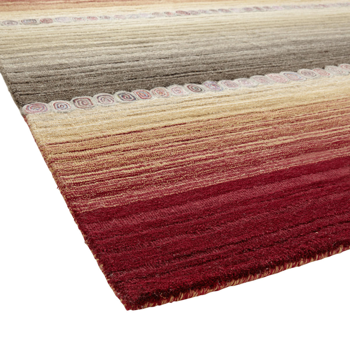 ORIENTÁLNY KOBEREC, 120/180 cm, sivá, červená - sivá/červená, Konventionell, textil (120/180cm) - Cazaris