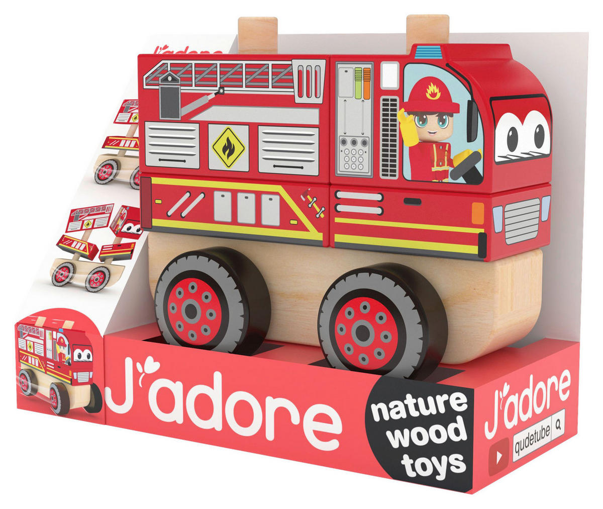 BRANDBIL  - multicolor, Basics, metall/trä (10,5/6,5/8,5cm)